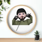 Wall Clock — Cute Playful Memoji Face Decorative Clock for Kids’ Room & Dorm - Image 3