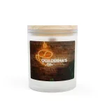Frosted Glass Candle, 11oz
