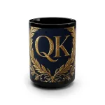 Quadrina's Koffee Black Mug, 15oz