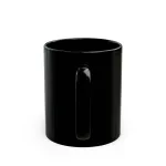 Quadrina's Koffee — Midnight Gold Mug (11oz, Black) - Image 4